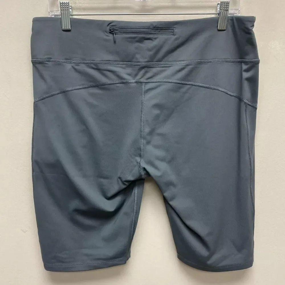 NWOT TOMMIE COPPER Women’s Slate Gray Performance Stretch Bike Shorts - Size XL